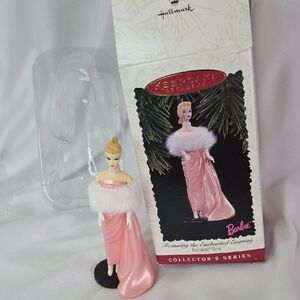 Hallmark 1996 Enchanted Evening Barbie Doll Ornament #3 in Series Vintage